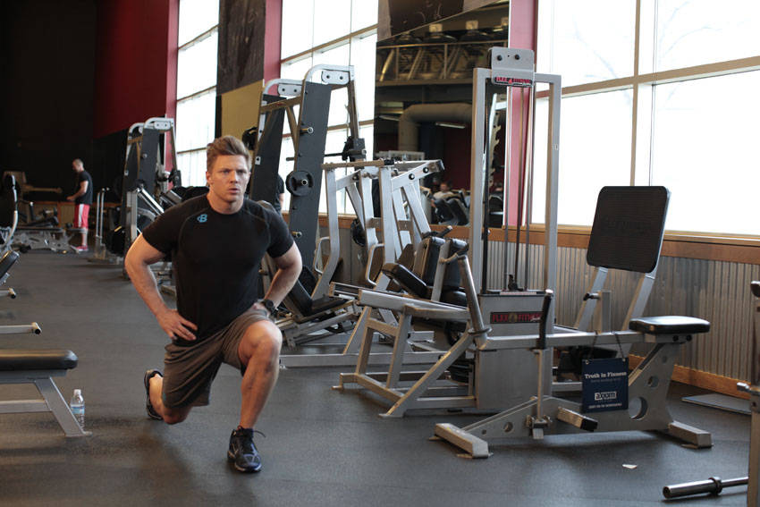 Walking Lunge end