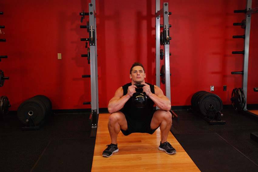 Goblet Squat end
