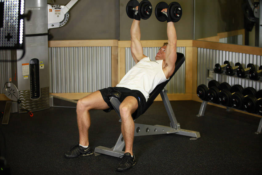 Incline DB Press end