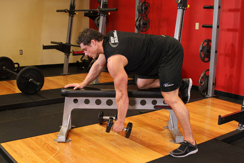 One-Arm DB Row start