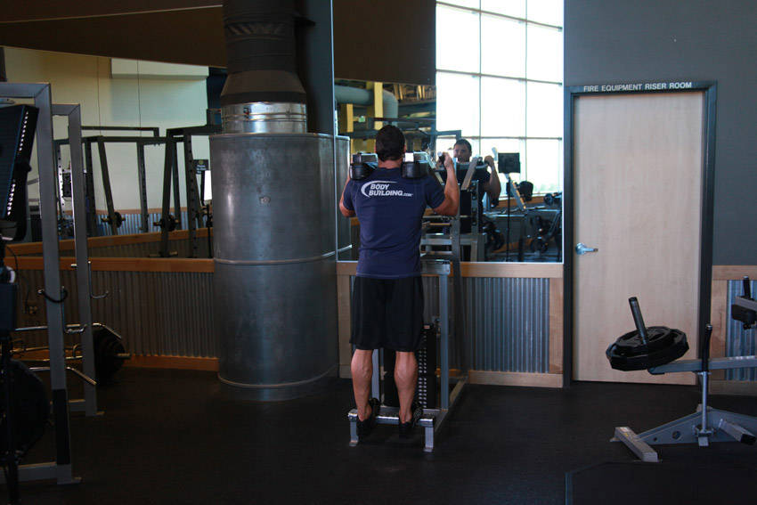 Standing Calf Raise start
