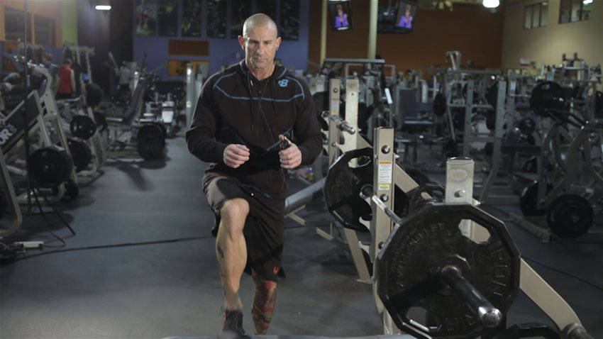Step-up w/ Knee Raise start